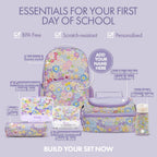 Floral Snack Box - 3 Compartments