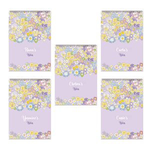 Party Favour: A4 Floral Notepad
