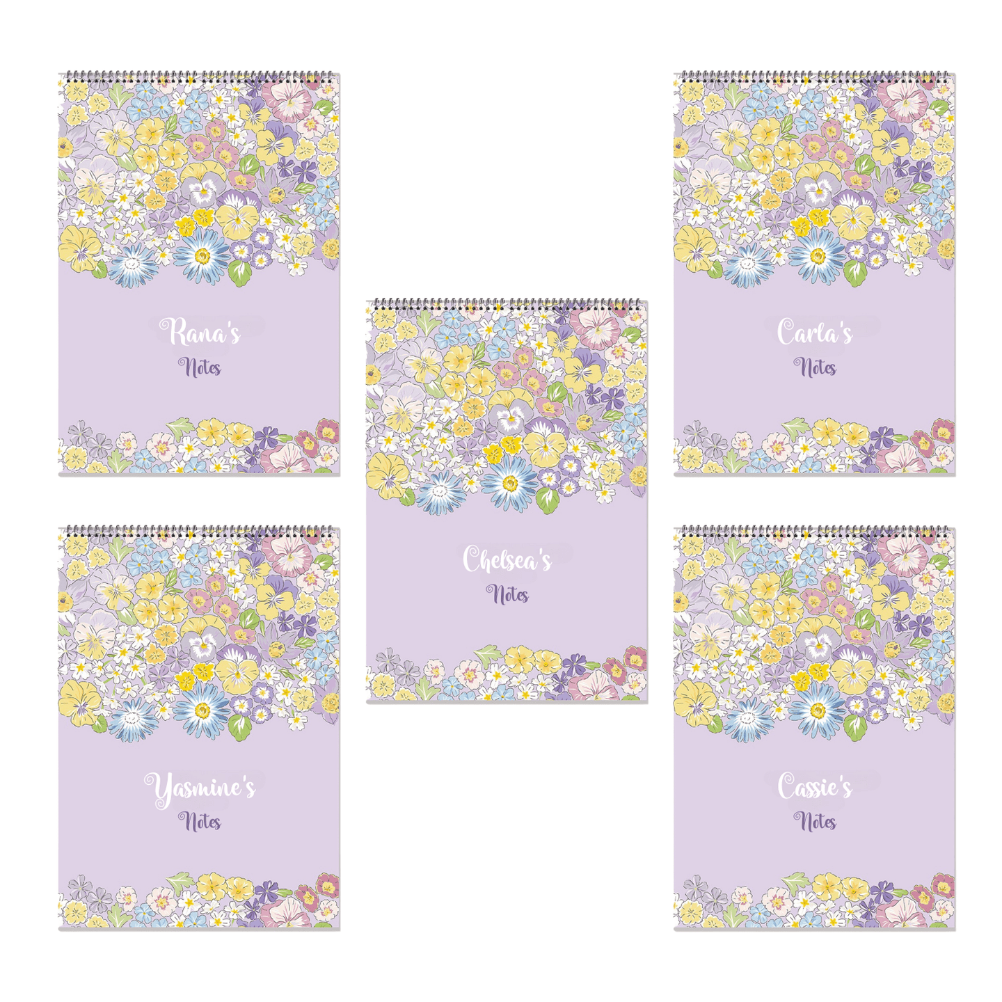 Party Favour: A4 Floral Notepad