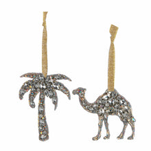 Load image into Gallery viewer, Embellished Palm Tree &amp; Camel Hanging Decor
