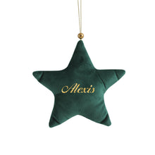 Load image into Gallery viewer, Personalised Velvet Ornament
