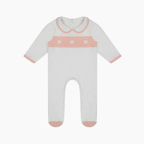 Embroidered Heart Sleepsuit