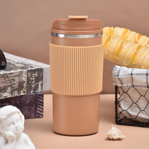 Vacuum Insulated Tumbler with Silicone Sleeve, 450 ML