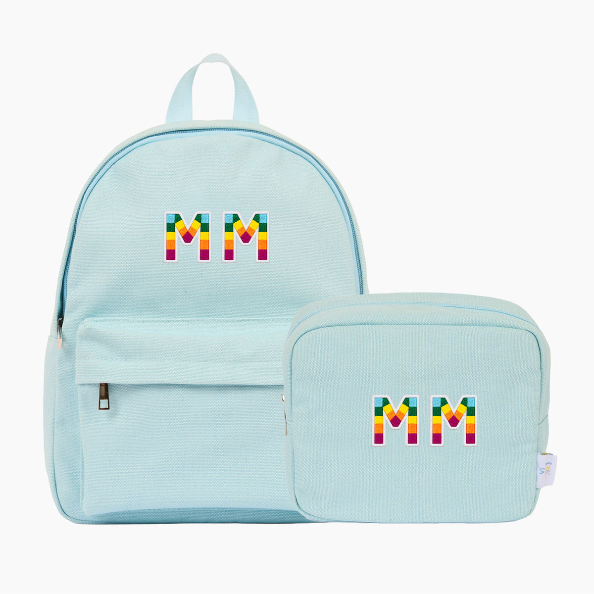Create Your Own Initials Backpack & Pouch Pair