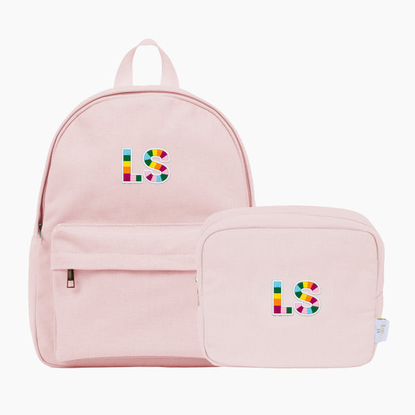Create Your Own Initials Backpack & Pouch Pair