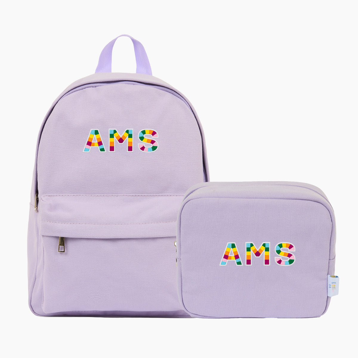 Create Your Own Initials Backpack & Pouch Pair