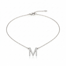 Load image into Gallery viewer, Single Initial Diamond Necklace
