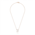 Single Initial Diamond Necklace