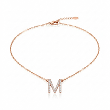 Load image into Gallery viewer, Single Initial Diamond Necklace
