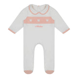 Embroidered Heart Sleepsuit