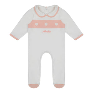 Organic Cotton Heart Sleepsuit