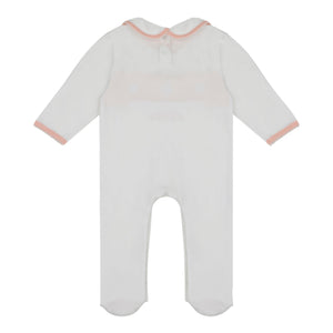 Organic Cotton Heart Sleepsuit & Bib Set