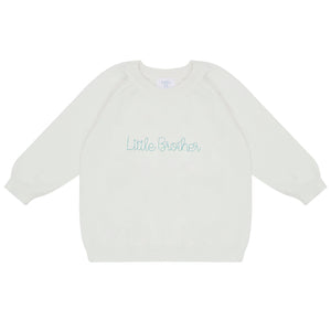 Little Brother Embroidered Knit Sweater