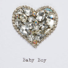 Load image into Gallery viewer, Luna Loves - Embellished Heart Baby Card
