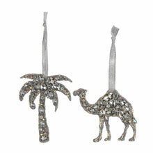 Load image into Gallery viewer, Embellished Palm Tree &amp; Camel Hanging Decor
