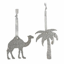 Load image into Gallery viewer, Embellished Palm Tree &amp; Camel Hanging Decor
