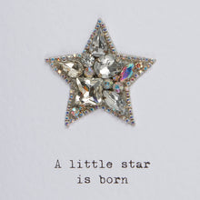 Load image into Gallery viewer, Luna Loves - Embellished Star Baby Card
