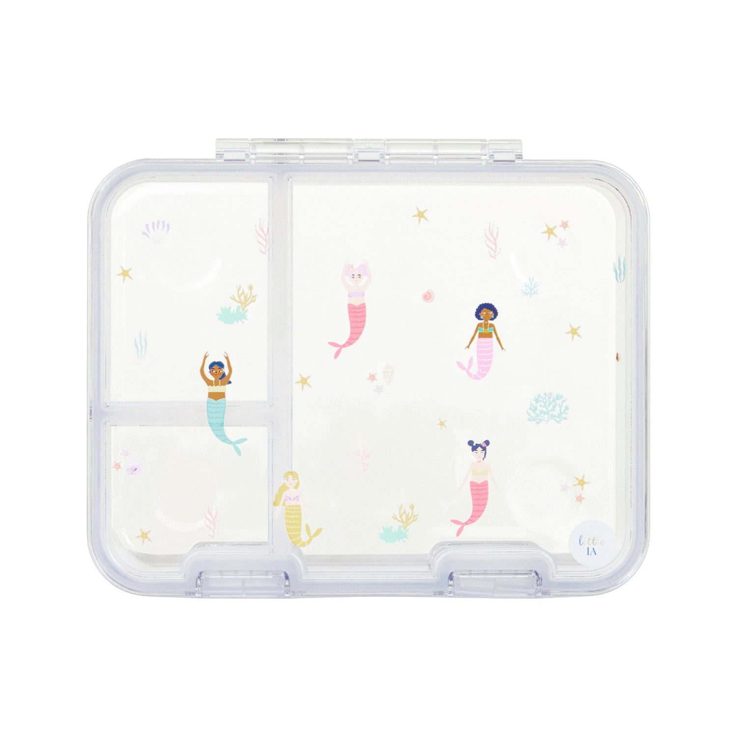 Mermaid Tritan Snack Box - 3 Compartments