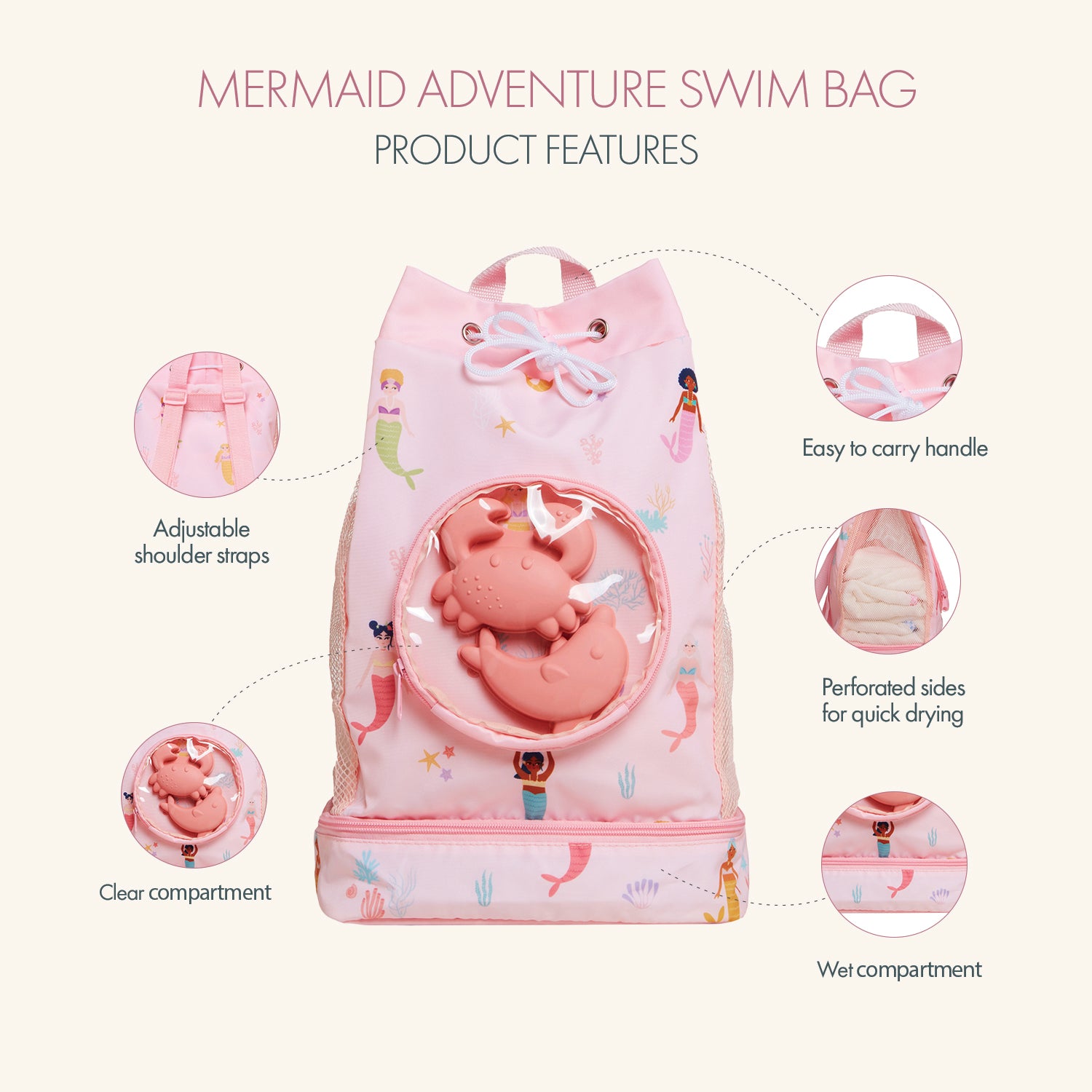 Mermaid Summer Fun 2-Piece Set