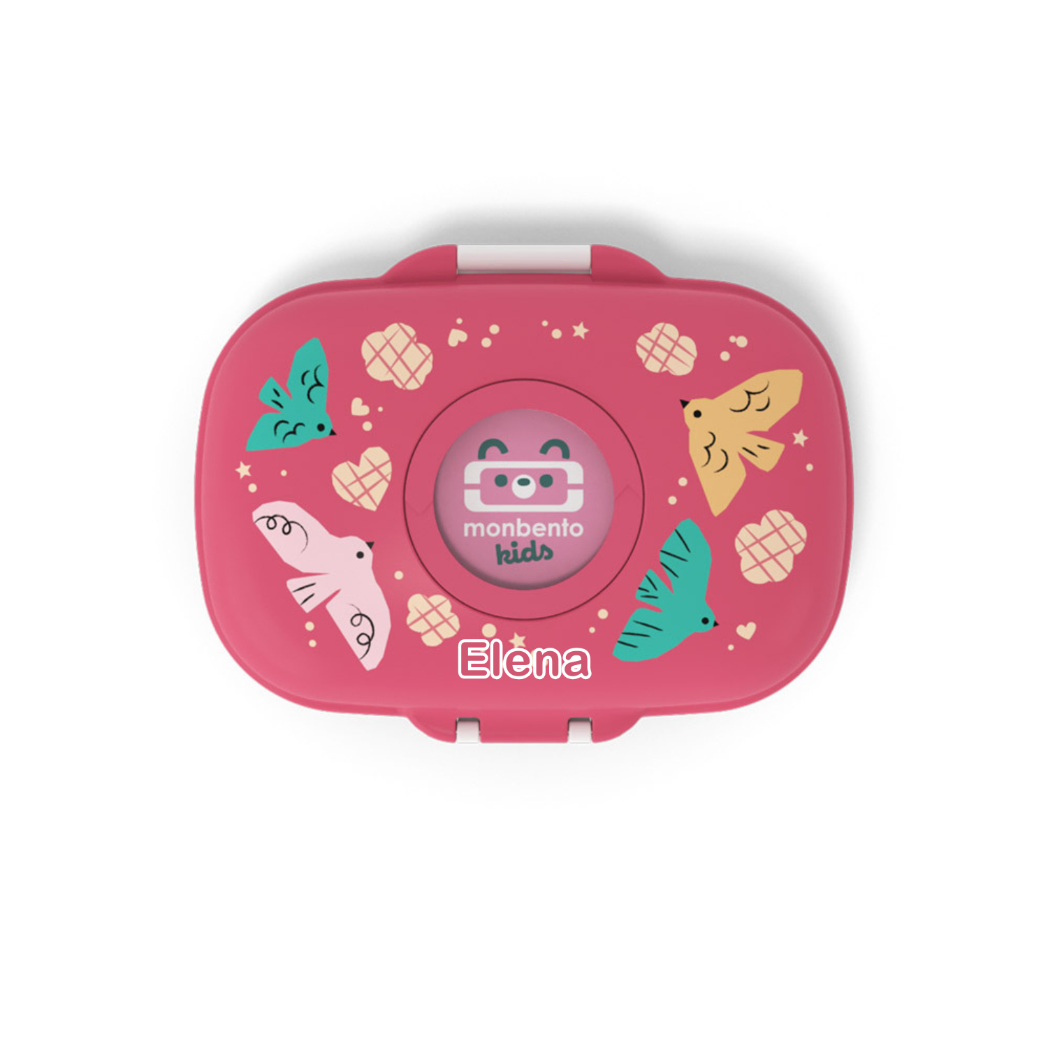 MB Gram Kids Snack Box - Pink Birds