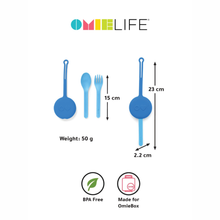 Load image into Gallery viewer, OmiePod Kids Utensil Set and Case
