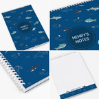 Open Water A4 Notepad