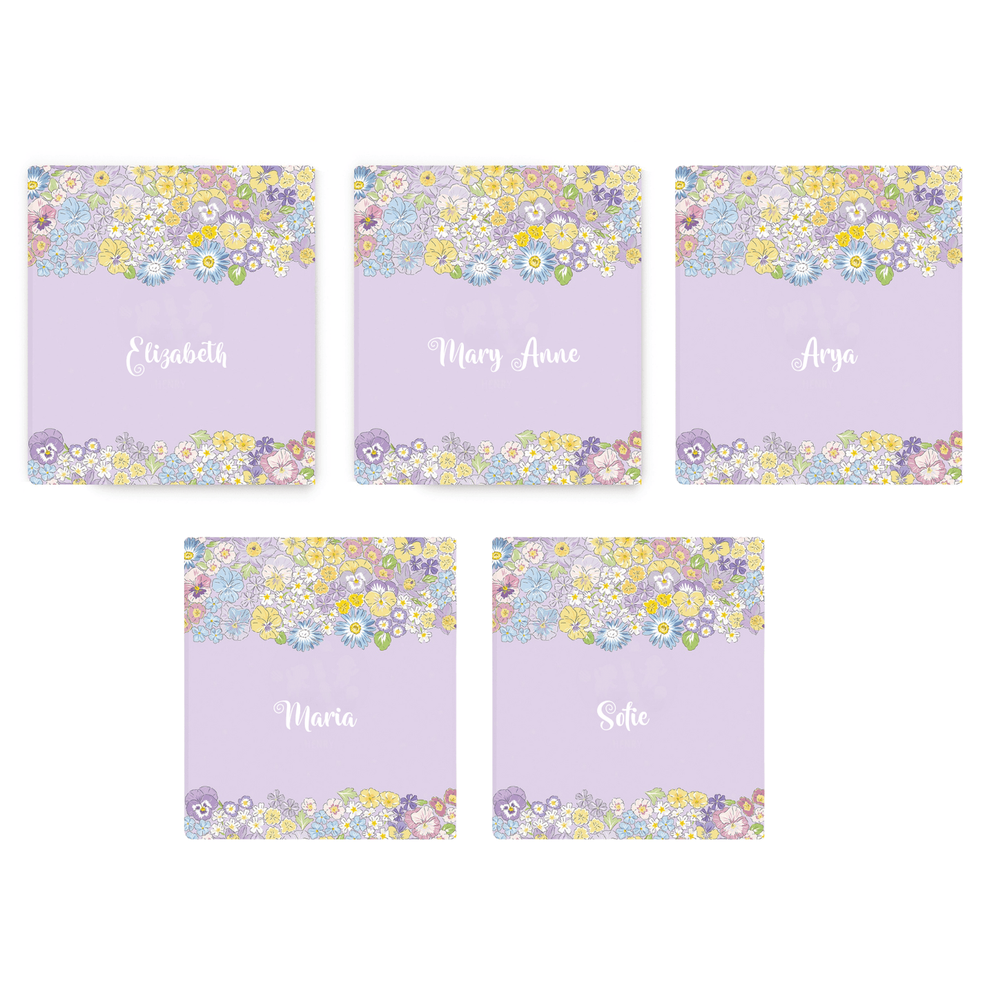 Party Favour: Floral Ring Binder