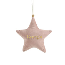 Load image into Gallery viewer, Personalised Velvet Ornament
