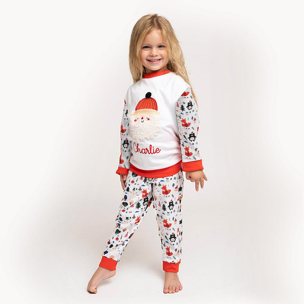 Festive Santa Kids Pyjama Set