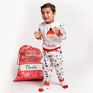 Festive Santa Kids Pyjama Set