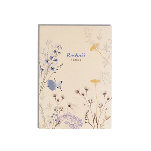 Party Favour: Wildflower Personalised Notepad