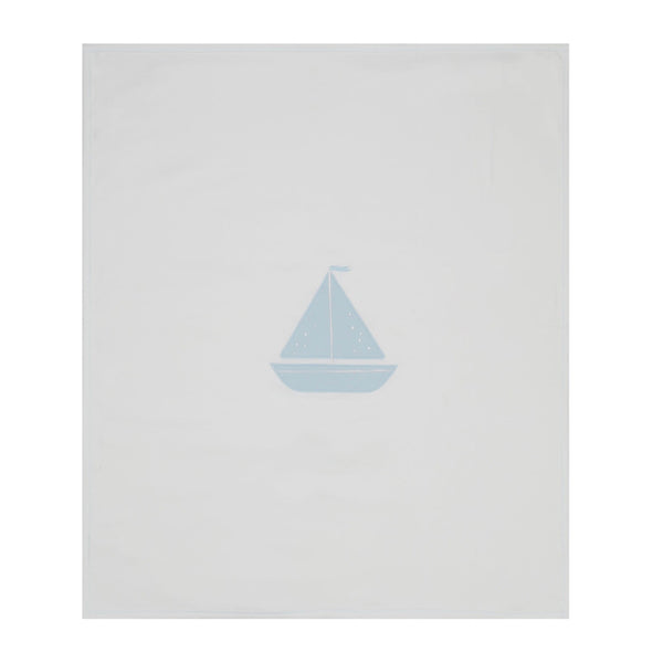 Organic Cotton Sailboat Blanket