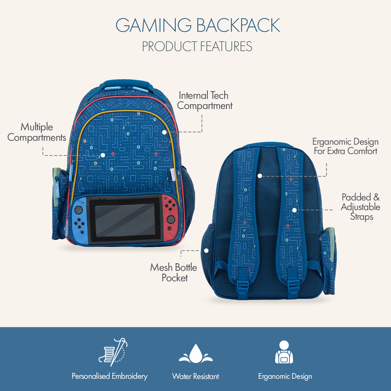 Gamer Kids Backpack