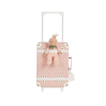 Load image into Gallery viewer, Olli Ella - See Ya Suitcase - Pink Daisies
