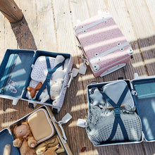 Load image into Gallery viewer, Olli Ella - See Ya Suitcase - Pink Daisies
