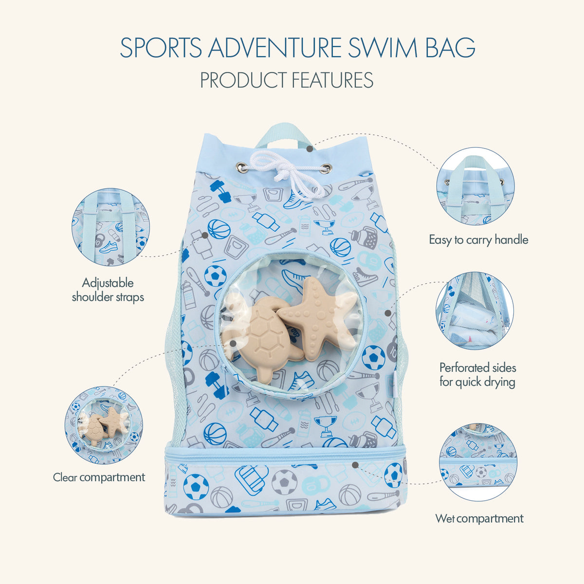 Sports Swim Bag