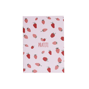 Party Favour: Personalised A5 Diary - Strawberry