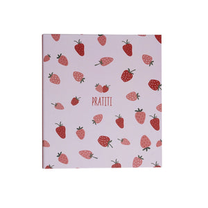 Personalised Ring Binder - Strawberry