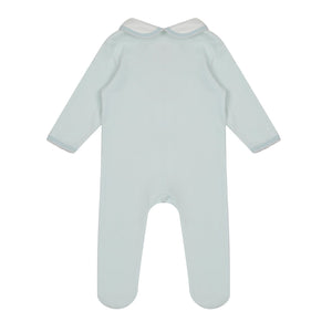 Organic Cotton Teddy Smart-Zip Sleepsuit