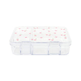 Cherry Tritan Snack Box - 3 Compartments