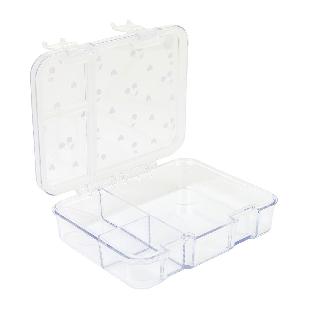 Cherry Tritan Snack Box - 3 Compartments