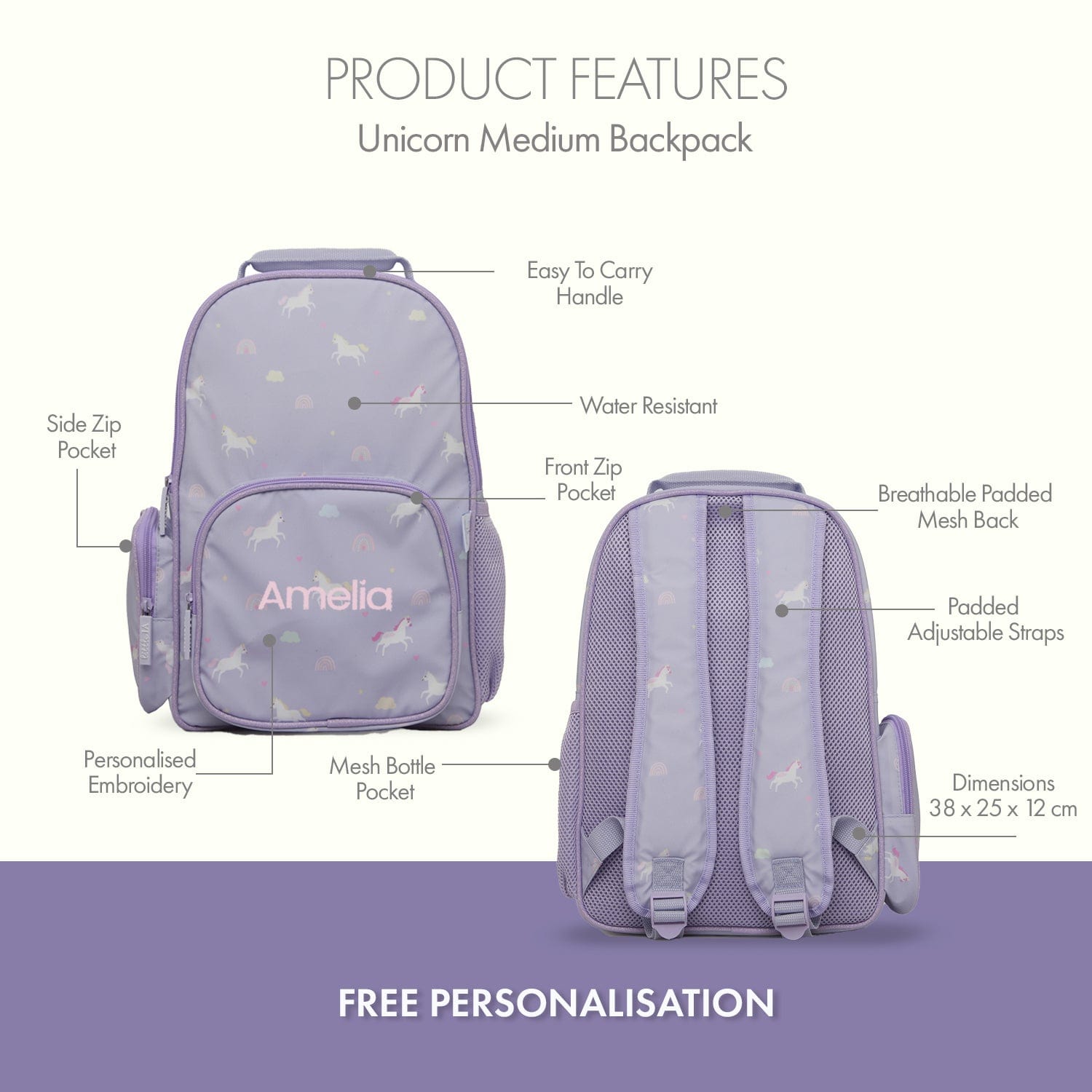 Unicorn Kids Backpack