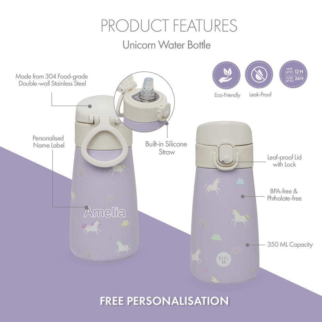 Unicorn Stainless Steel Water Bottle