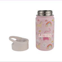 Load image into Gallery viewer, Party Favour: Unicorn Insulated Water Bottle
