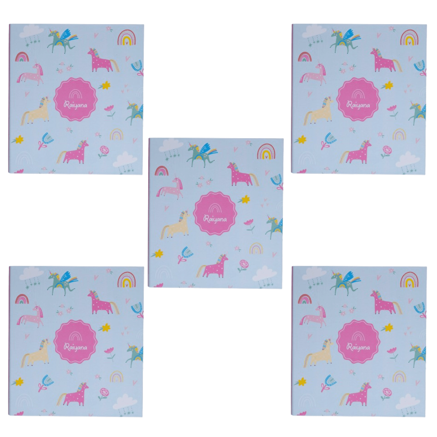Party Favour: Personalised Unicorn Ring Binder