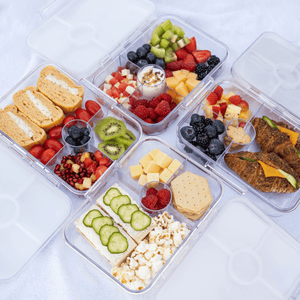 Party Favour: 4-Compartment Strawberry Bento Box