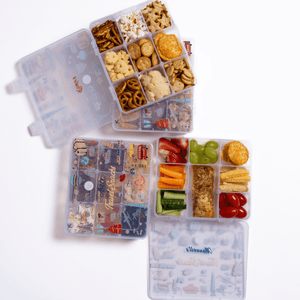 Personalized BPA Free Snack Box Container, Kids Travel Snack