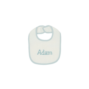 Personalised Cotton Muslin Bib