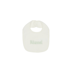 Personalised Cotton Muslin Bib