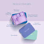 Party Favour: 7-Compartment Lunchbox with Cutlery